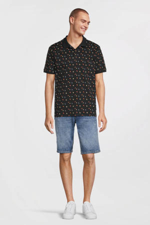 polo ONSMILAN met all over print donkerblauw