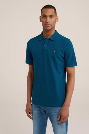 slim fit polo opal blue