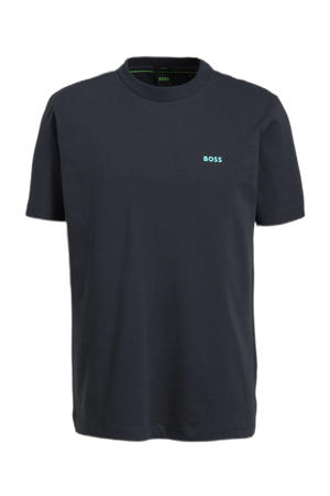 regular fit T-shirt dark blue