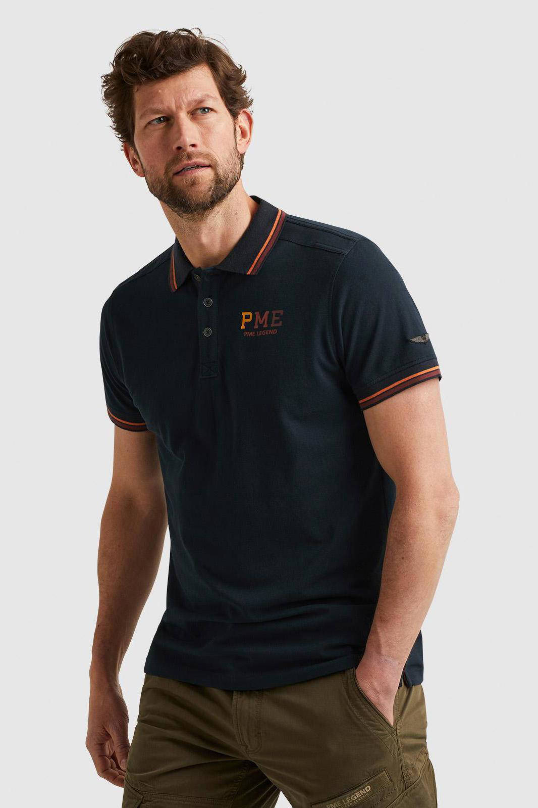 Pme discount polo blauw