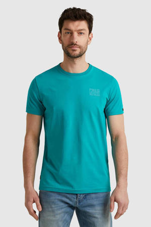 regular fit T-shirt blauw
