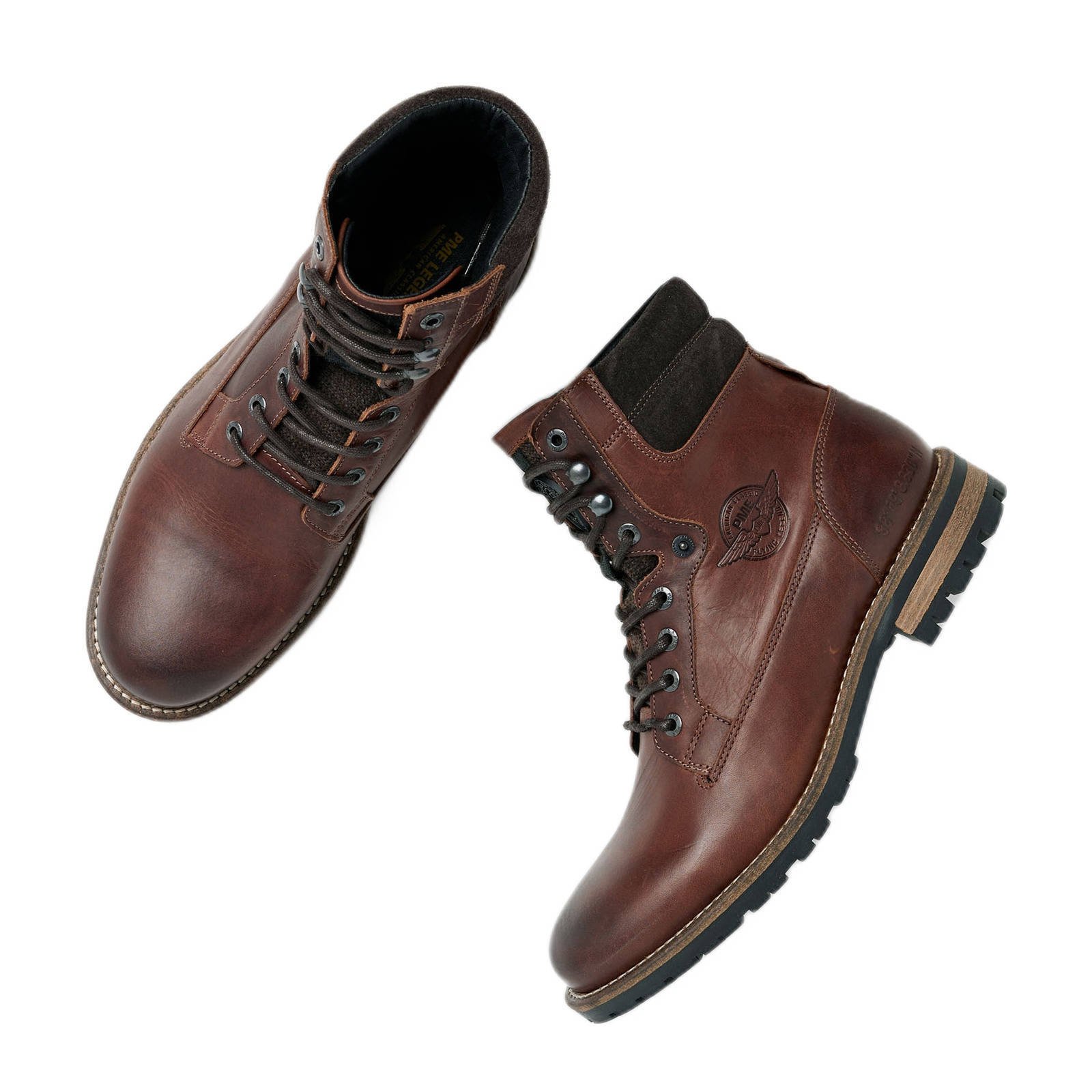 Leren veterboots online heren