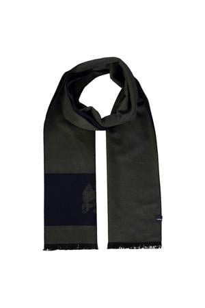 geweven sjaal donkerblauw