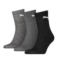 thumbnail: Puma sokken met logo - set van 3 grijs multi
