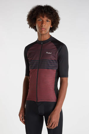 fietsshirt PRTKOBLET zwart/rood