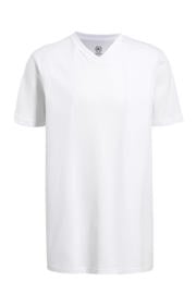 thumbnail: Set van 2 witte heren LERROS T-shirt van katoen met korte mouwen en V-hals