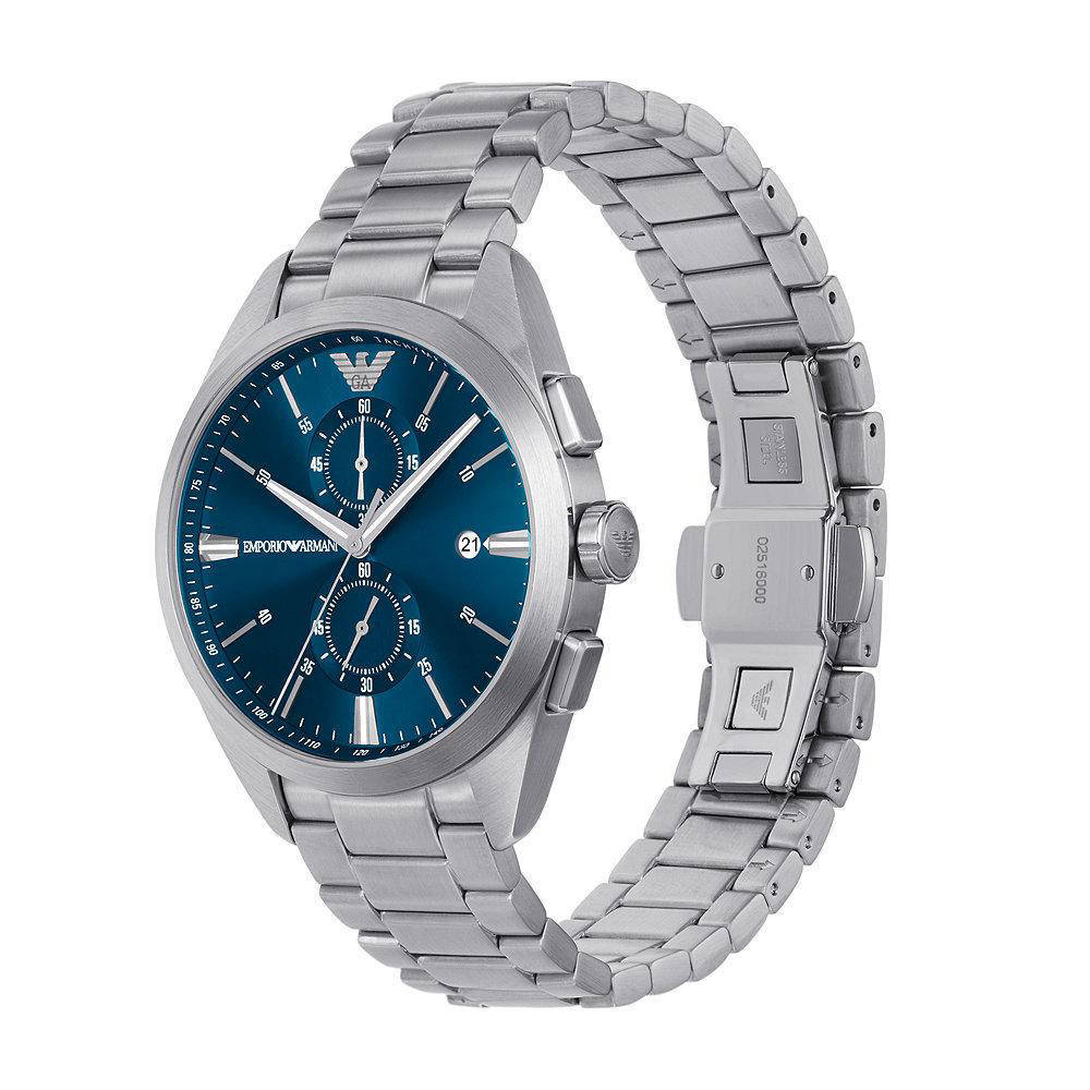 Armani discount horloge blauw