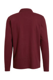 thumbnail: anytime piqué longsleeve polo bordeauxrood