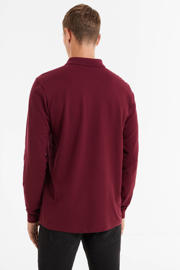 thumbnail: anytime piqué longsleeve polo bordeauxrood