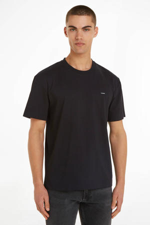 oversized T-shirt met logo zwart