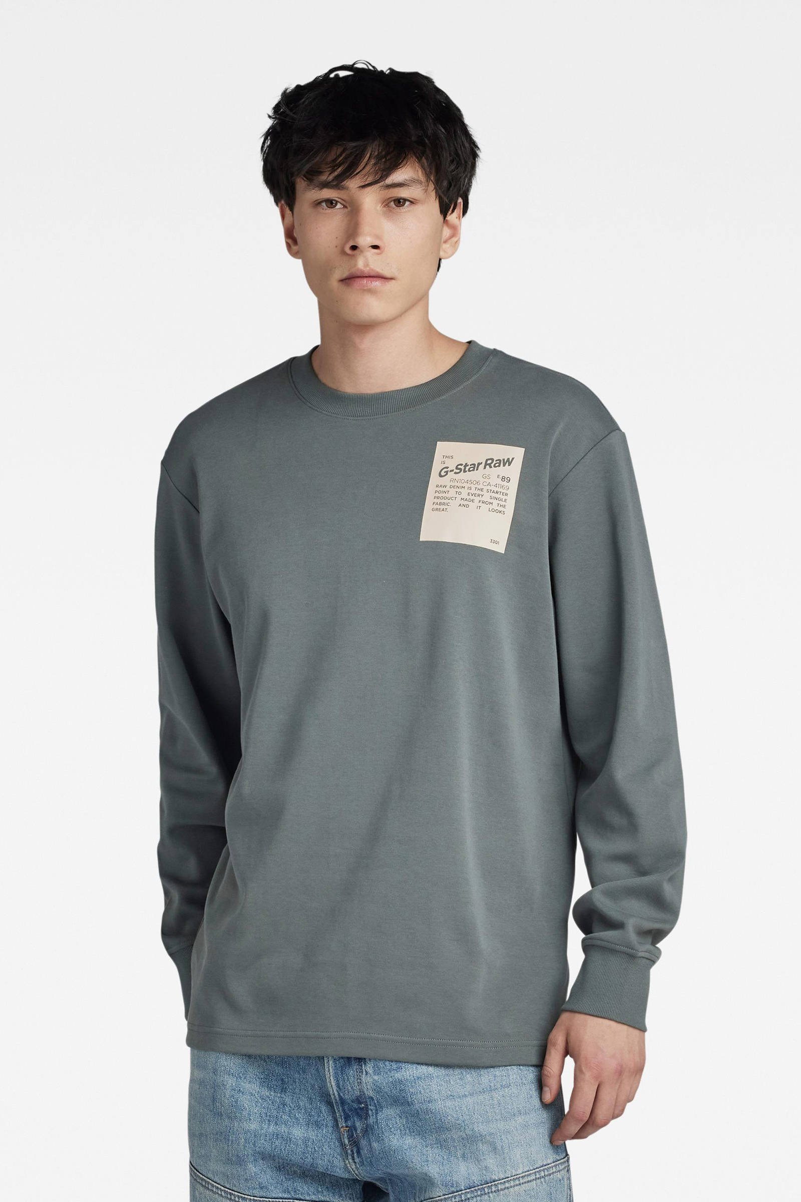 G star raw long sleeve sales t shirts