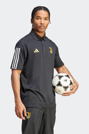 senior Juventus FC voetbalshirt zwart/wit/geel