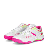 thumbnail: Puma Solarcourt RCT tennisschoenen wit/roze/neongeel