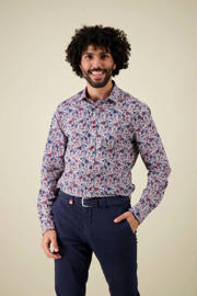 thumbnail: A fish named Fred slim fit overhemd met all over print chili red