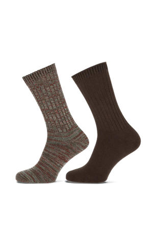 sokken Tygo - set van 2 bruin