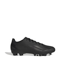 thumbnail: Zwarte heren adidas Performance X Crazyfast.4 Sr. voetbalschoenen met veters