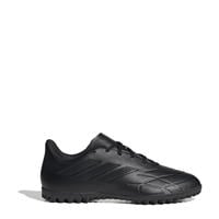 thumbnail: Zwarte heren adidas Performance COPA PURE.4 Turf voetbalschoenen van imitatieleer met veters