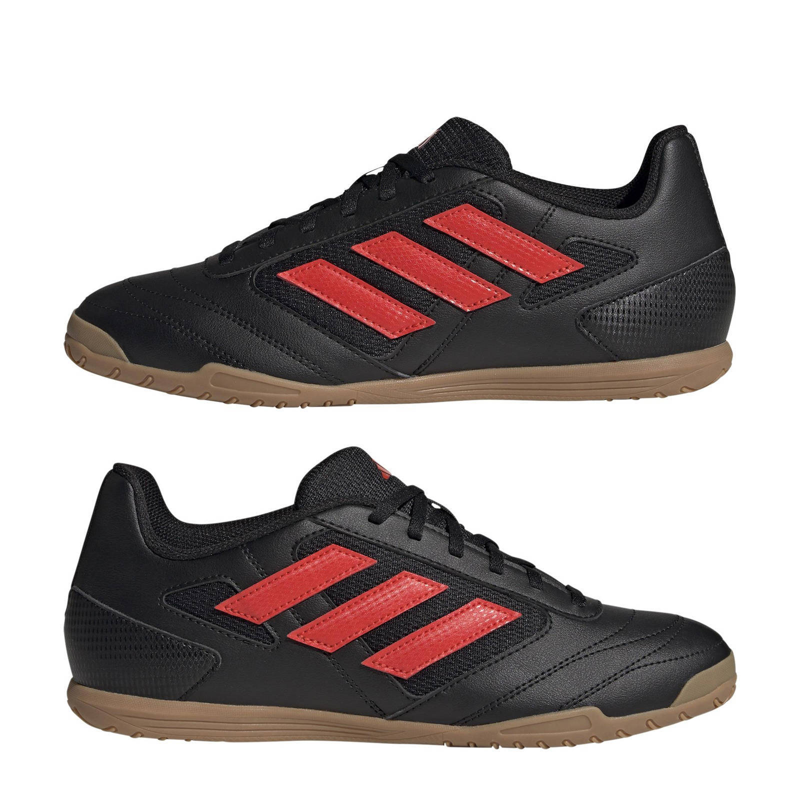 Adidas voetbalschoenen zwart discount rood