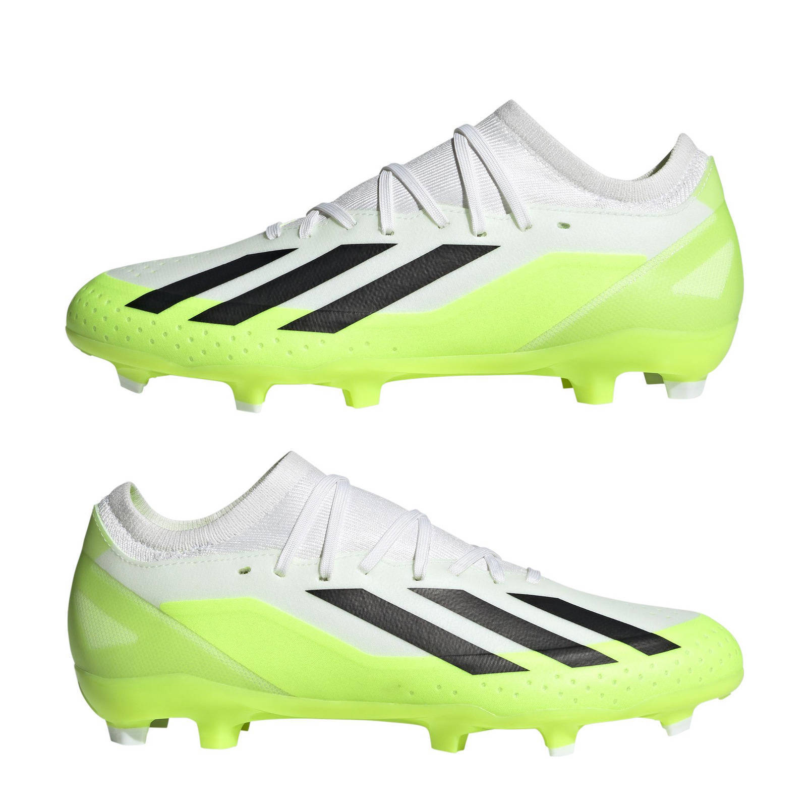 adidas Performance X Crazyfast.3 FG Sr. voetbalschoenen wit zwart