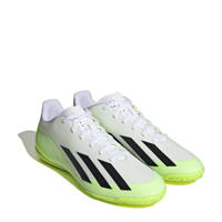 thumbnail: adidas Performance X Crazyfast.4 IN Sr. zaalvoetbalschoenen wit/zwart/geel