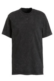 thumbnail: Zwarte heren adidas Sportswear T-shirt van katoen met vintage look, korte mouwen en ronde hals