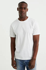thumbnail: WE Fashion regular fit T-shirt white uni