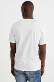 thumbnail: WE Fashion regular fit T-shirt white uni