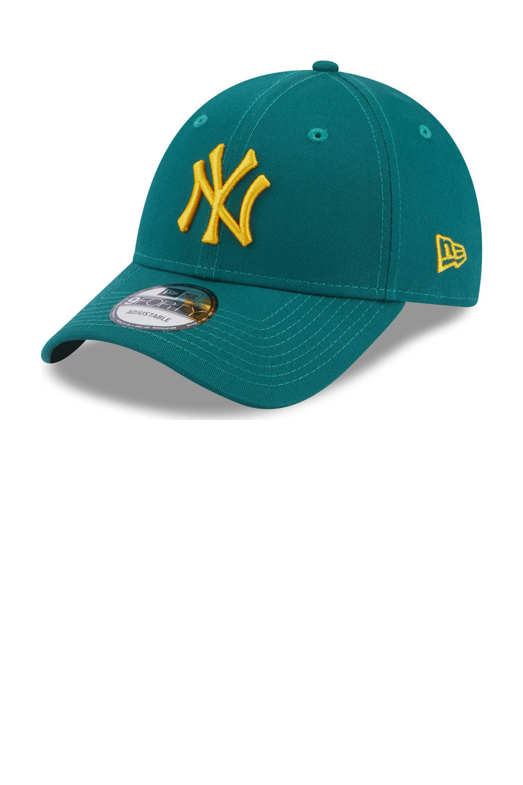 New Era 9Forty NY pet turquois/geel