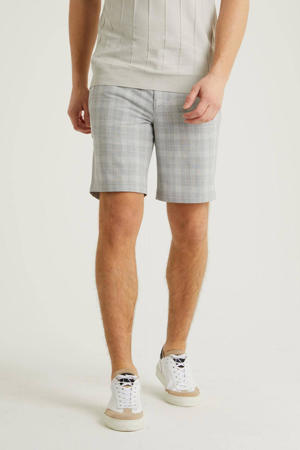 geruite slim fit short Ace. S. Garden l. grey