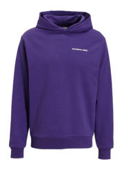 thumbnail: Colourful Rebel hoodie van biologisch katoen dark purple