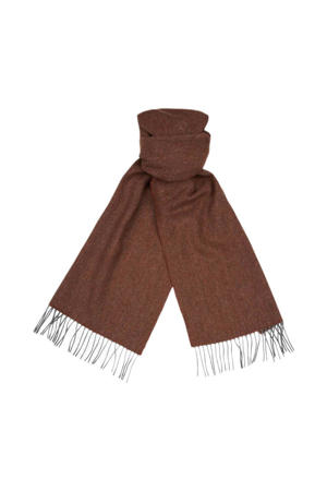 wollen sjaal bruin
