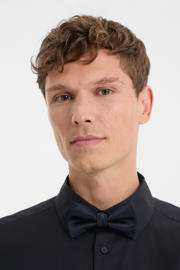 thumbnail: anytime Slim fit overhemd met vlinderstrik donkerblauw