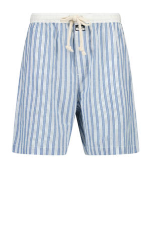 pyjamashort Lennon blauw/wit