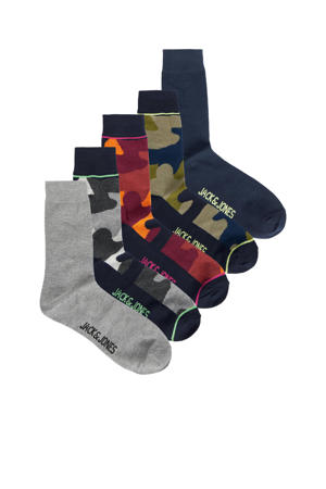 sokken JACAMOUFLAGE - set van 5 multi