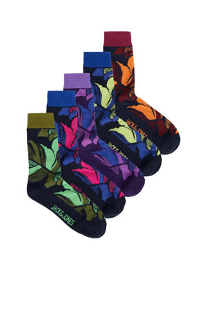 sokken JACTROOPICALLY - set van 5 multi