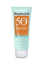 thumbnail: Biodermal Hydraplus ultralichte zonnebrand gel-crème - SPF50+ - 200 ml