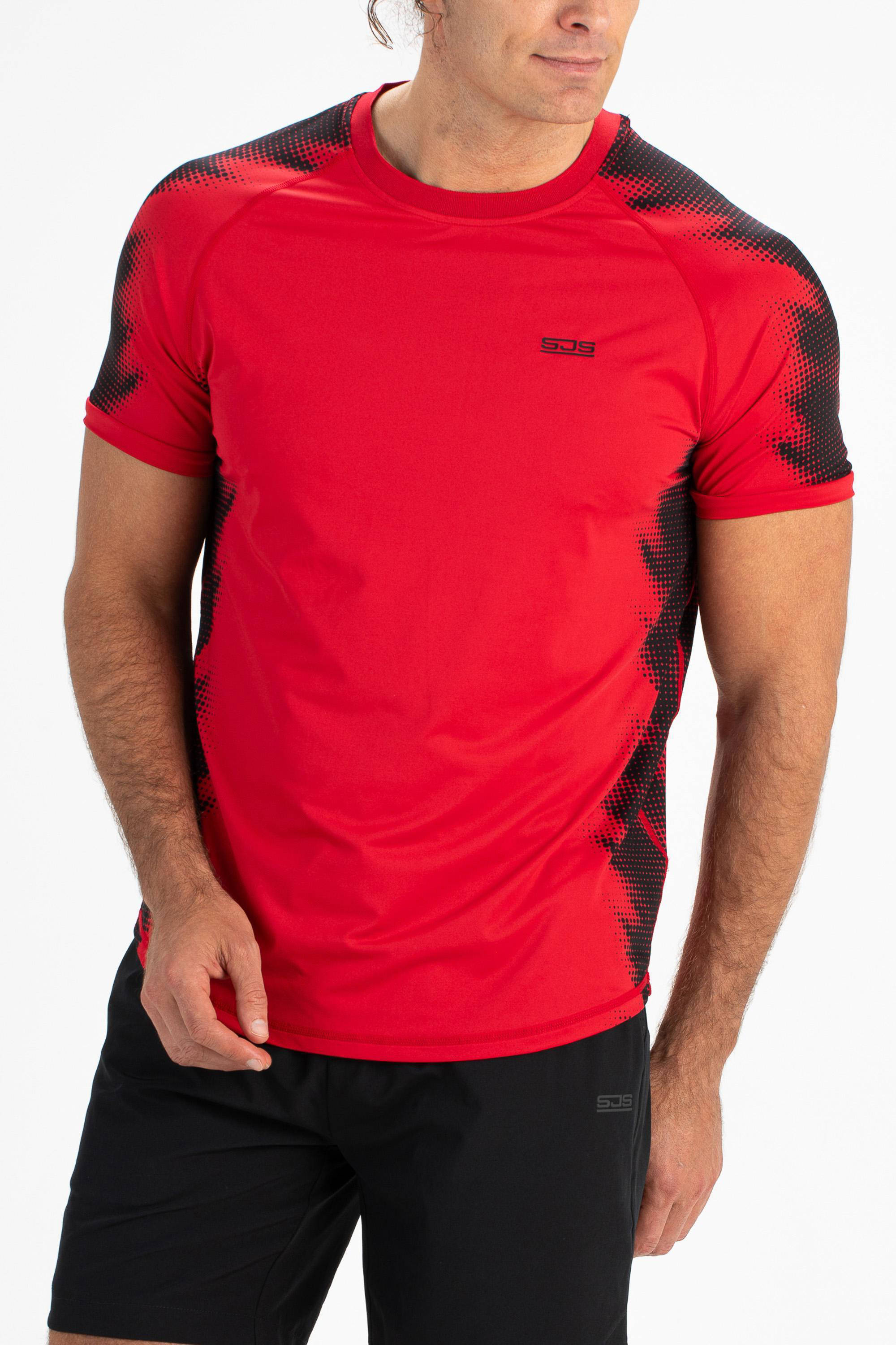 Rood sportshirt discount