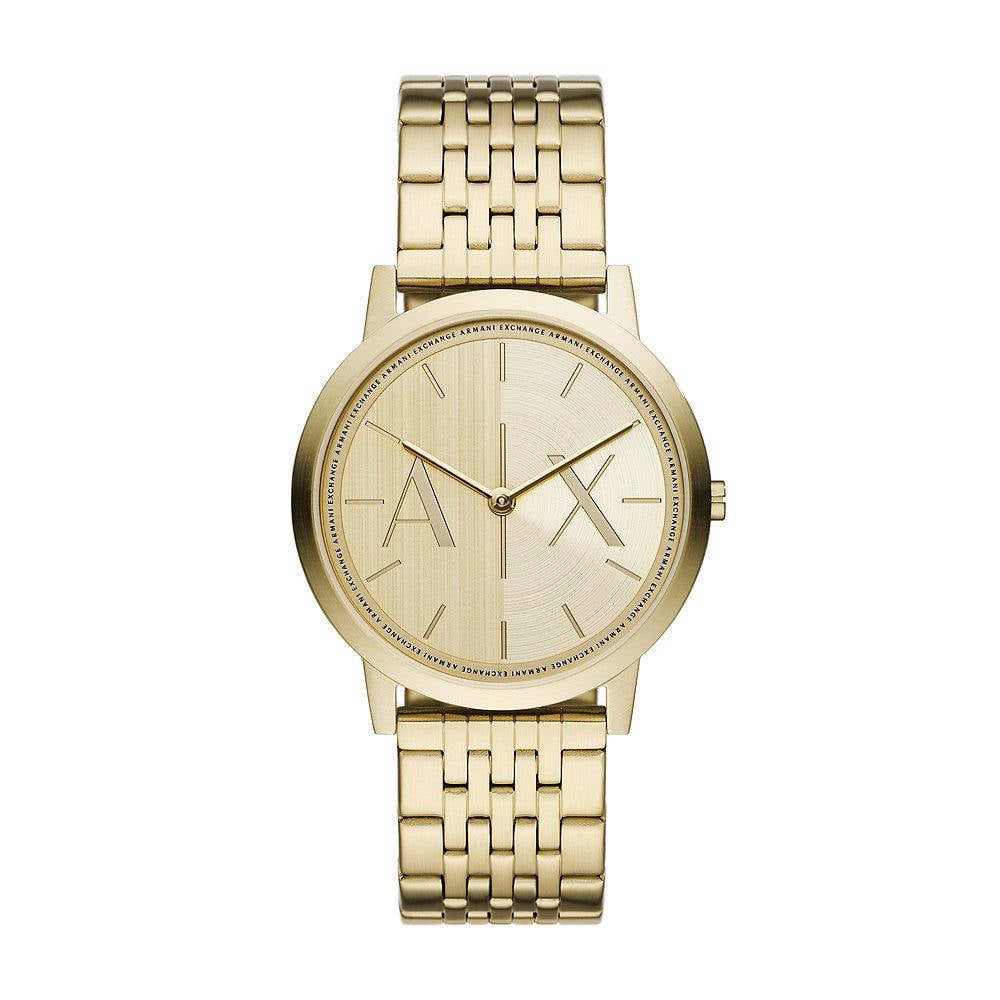 Armani discount gouden horloge