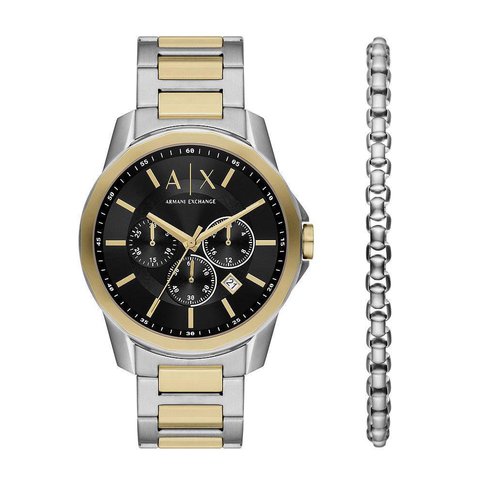 Armani Exchange horloge AX7148SET Emporio Armani zilverkleur