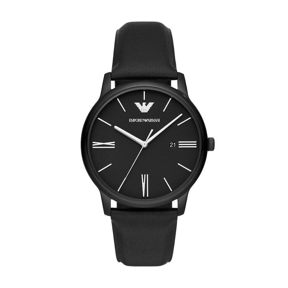 Emporio armani horloge online zwart