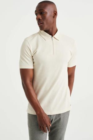 slim fit polo new ivory