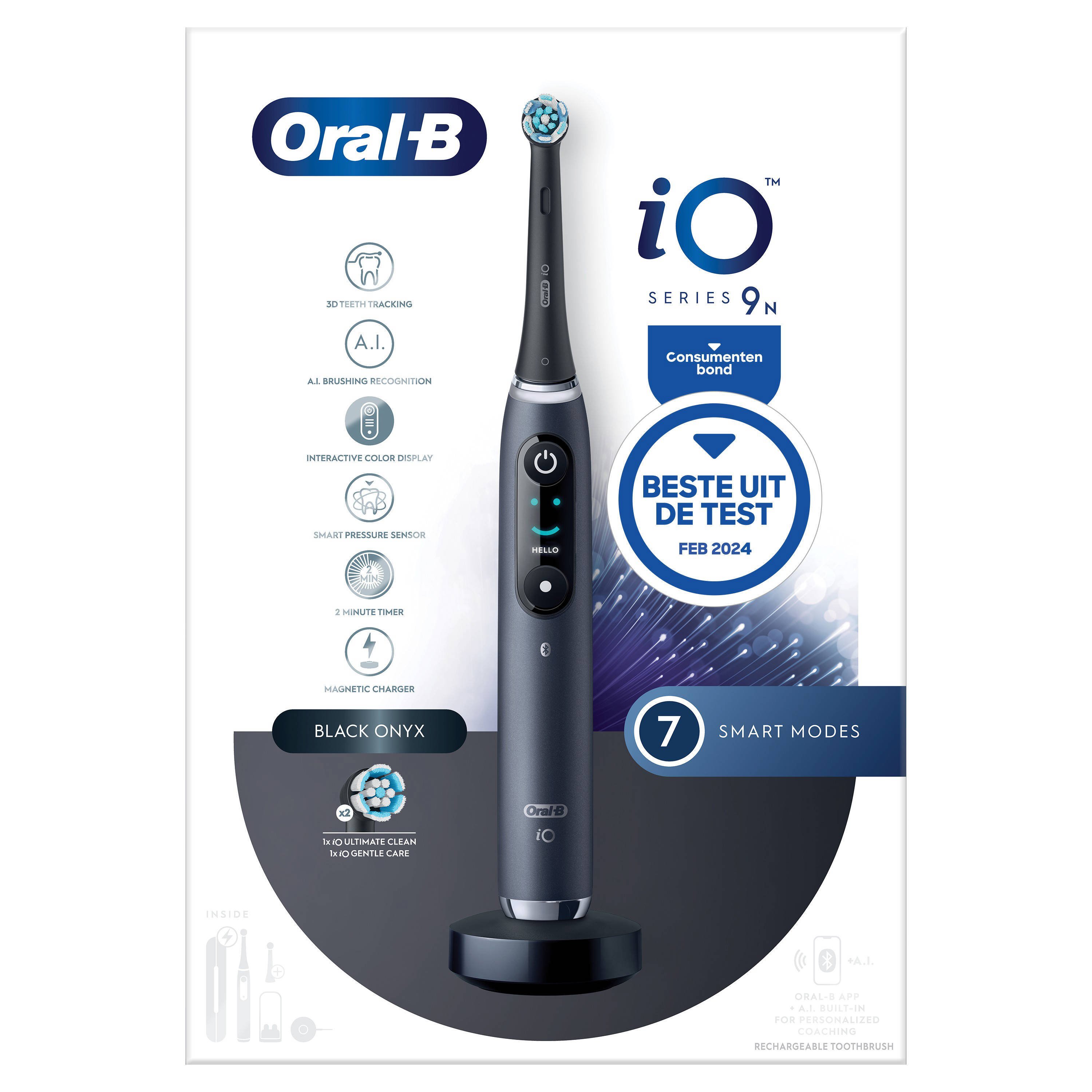 Oral-B IO 9N Elektrische Tandenborstel - Zwart | Union River