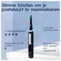 thumbnail: Oral-B  IO 4 - 2 elektrische tandenborstels - Zwart + Wit