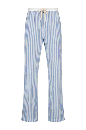 pyjamabroek Lake lichtblauw/wit