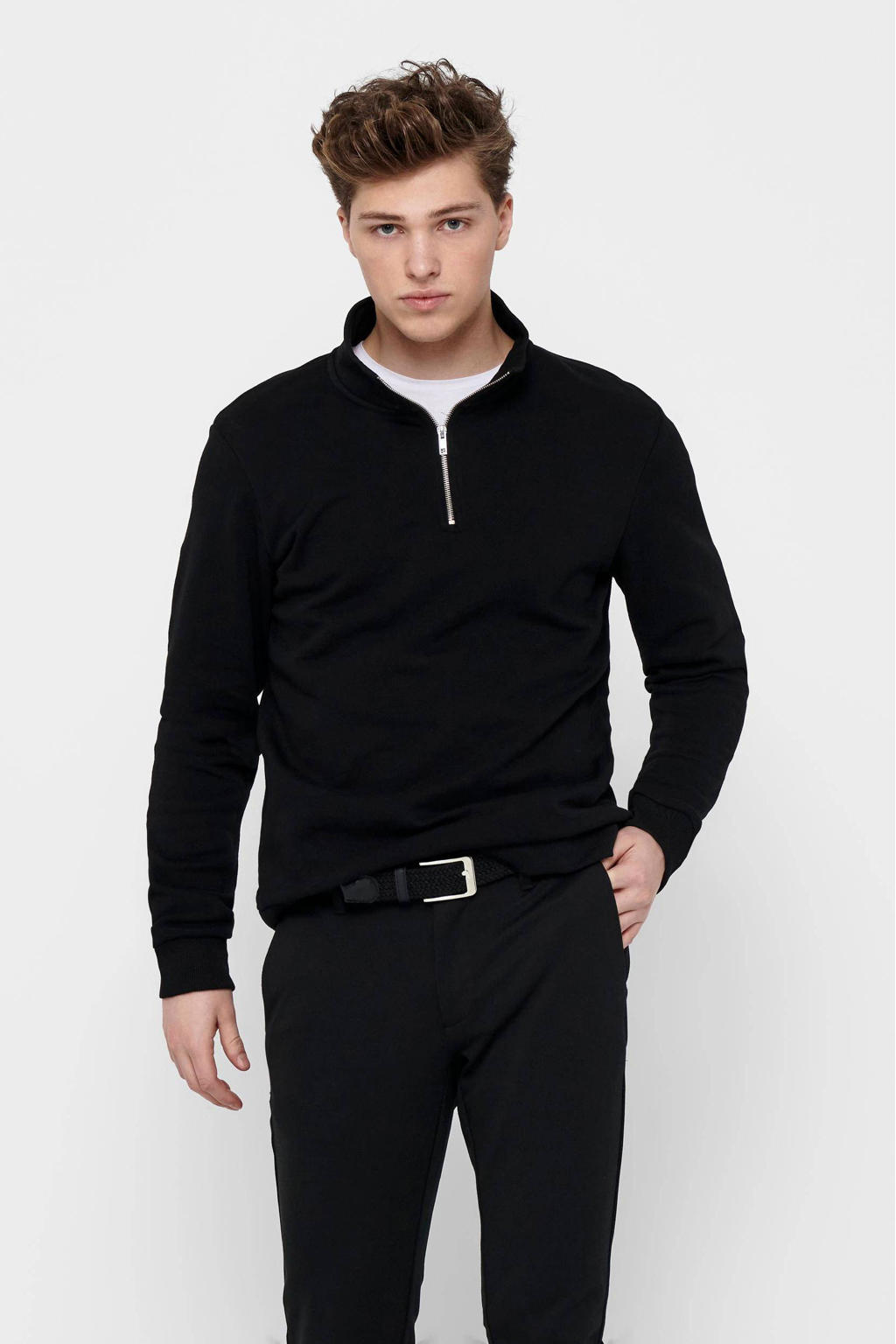 ONLY & SONS sweater ONSCERES  zwart