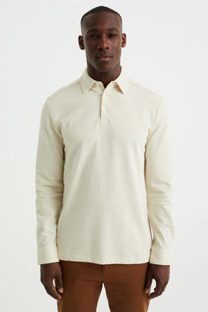 slim fit polo new ivory