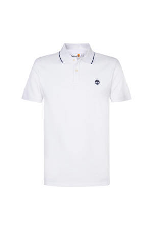 polo met logo wit