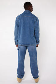 thumbnail: America Today regular fit denim overshirt medium blue