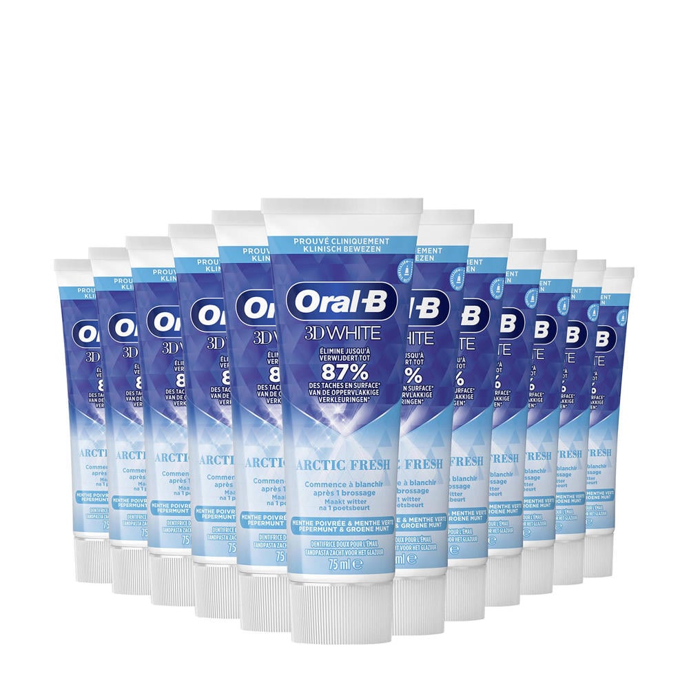 Oral-B 3D White Arctic Fresh tandpasta - 12 x 75 ml