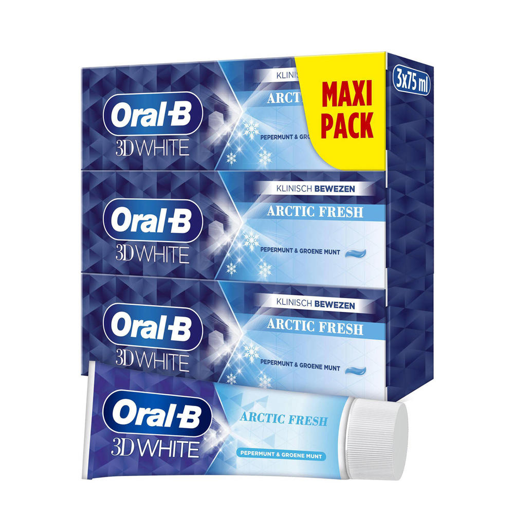 Oral-B 3D White Arctic Fresh tandpasta - 3 x 75 ml